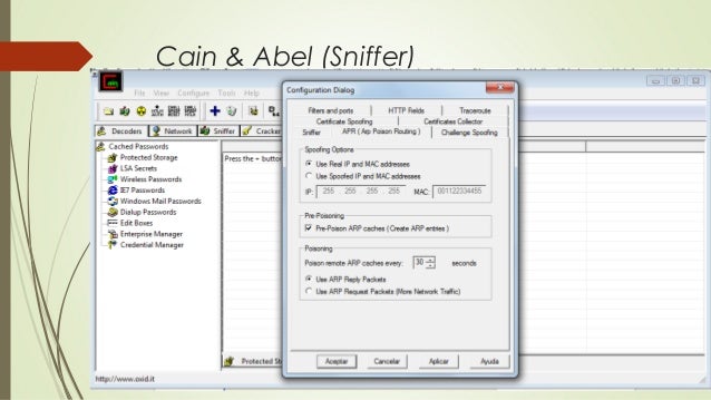 Download Free Cain And Abel Ip Sniffer Isoft Readsoft