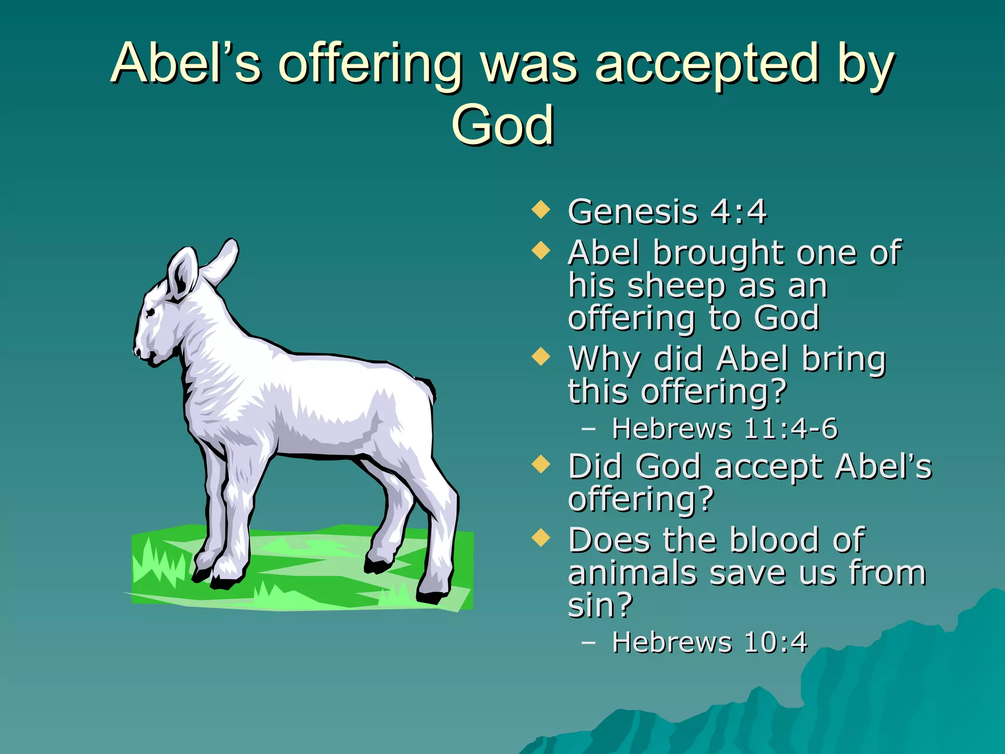 Cain Abel And Seth PPT cain-abel-and-seth-ppt