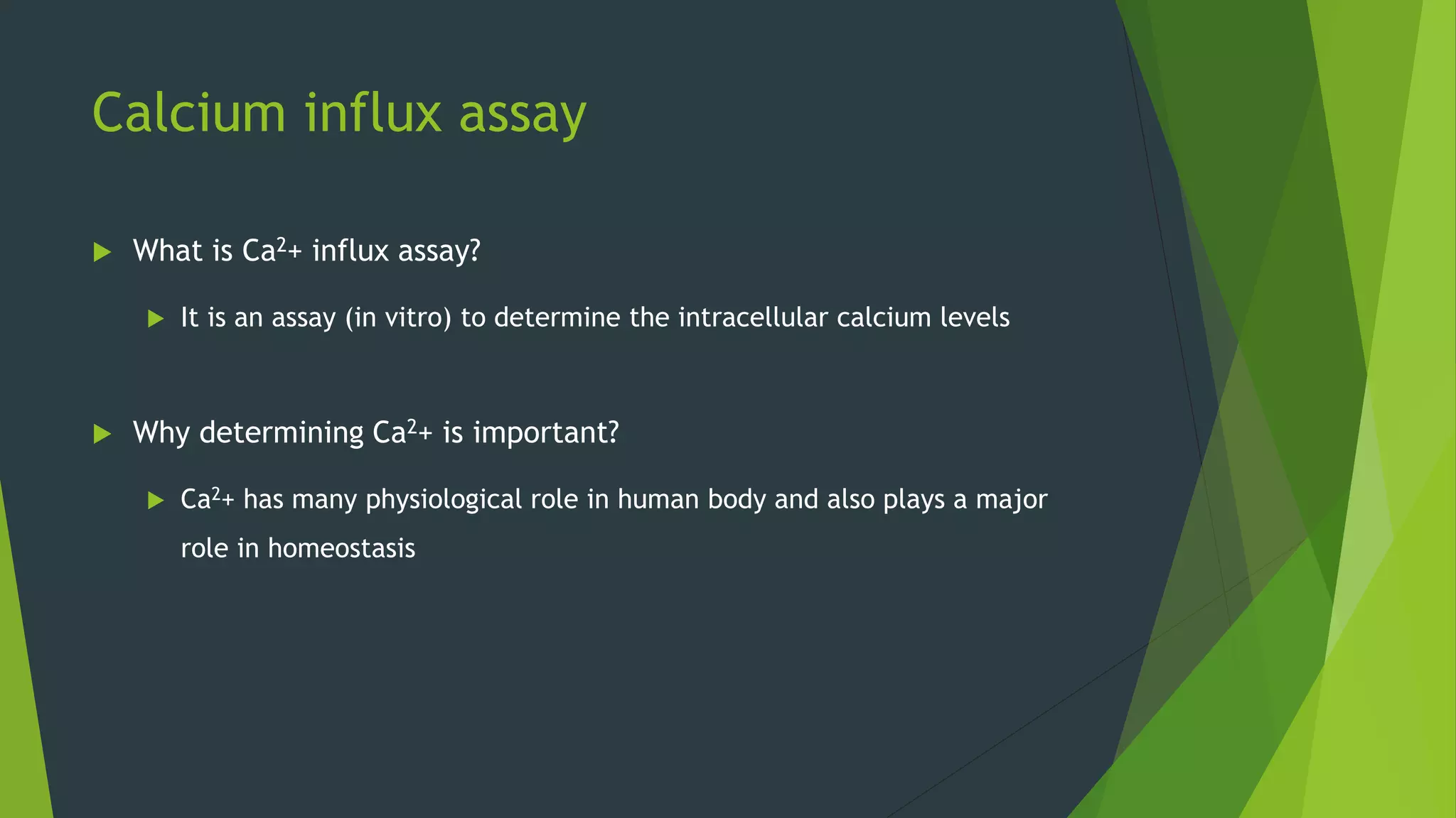 Calcium influx assay and flow cytometry | PPT