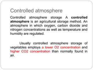 Controlled Atmosphere Computer CA in silo bin | PPTX