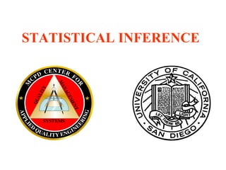 STATISTICAL INFERENCE 