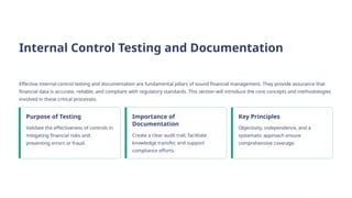 Internal Control Over Financial Reporting ICFR and Compliance Assurance ...