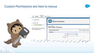 Custom Permissions are here to rescue
 