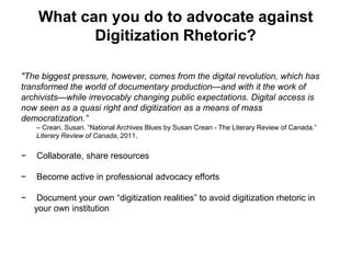 The Impact of Digitization in Rhetoric and Practice: A Review of Budget ...