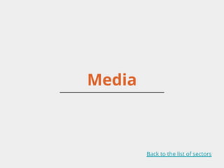Media
Back to the list of sectors
 