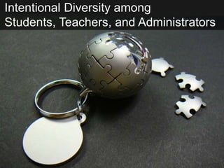 Intentional Diversity among
Students, Teachers, and Administrators
 