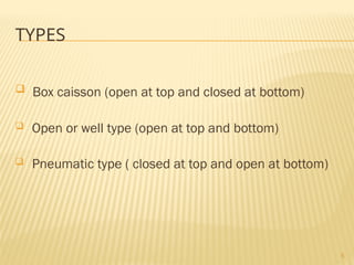 Small Caisson Caisson foundation details with figures.pptx