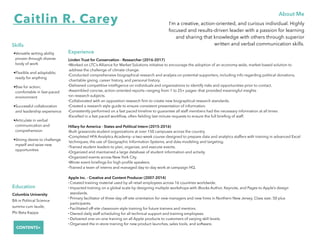 Caitlin Carey's Portfolio 2017 | PPT