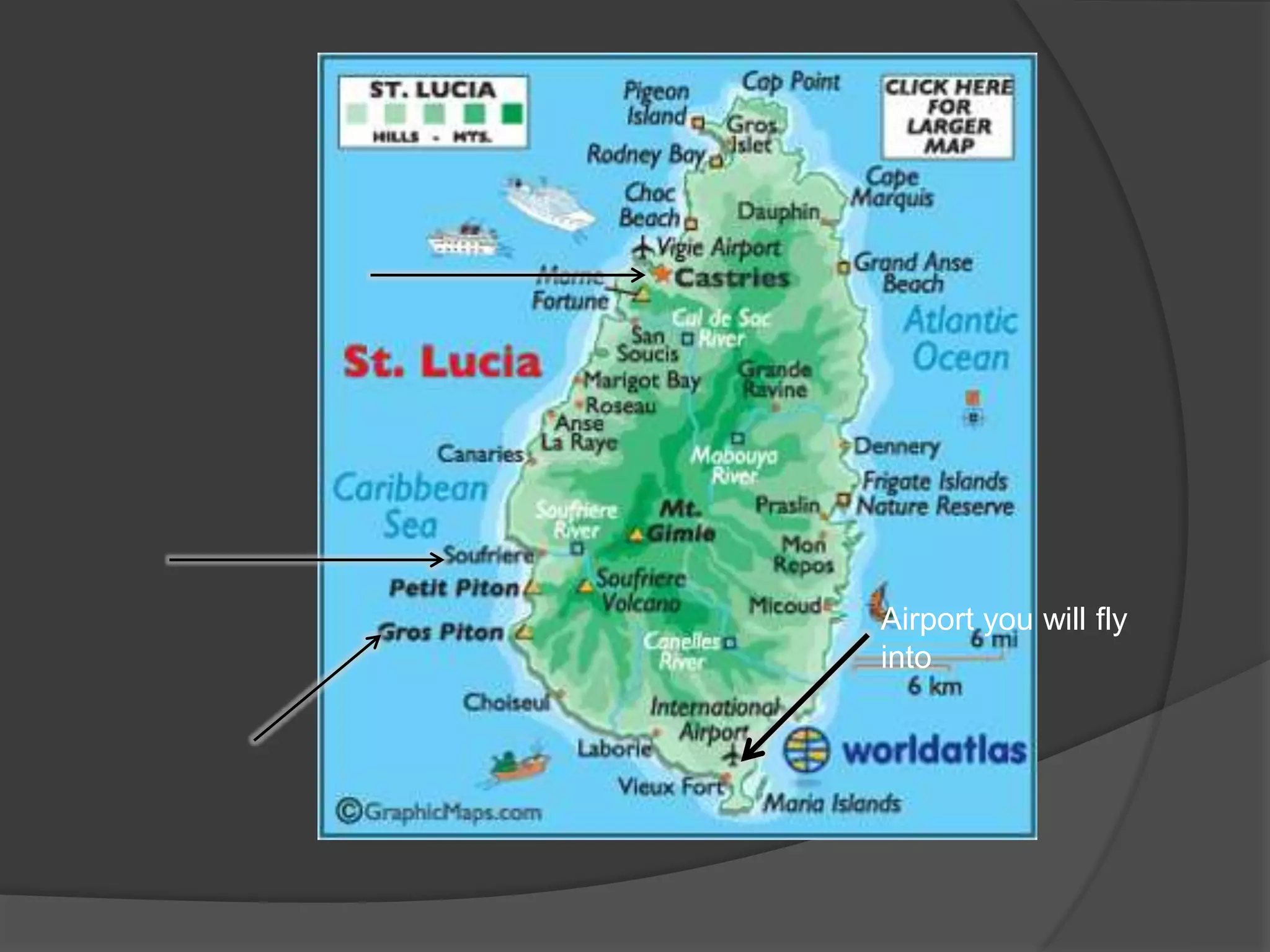 Airport you will fly
into
 