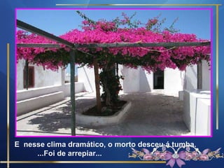 E  nesse clima dramático, o morto desceu á tumba. ...Foi de arrepiar... 