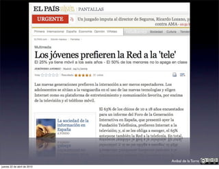 Aníbal de la Torre
jueves 22 de abril de 2010
 