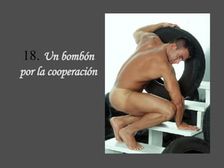 18.  Un bombón  por la cooperación 