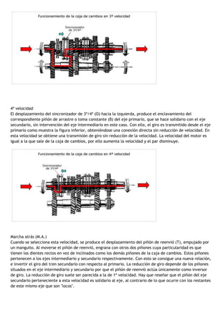Caja de cambios o de velocidades