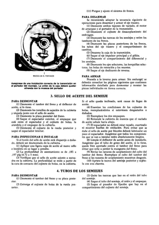 Caja de cambios o de velocidades