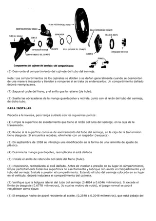 Caja de cambios o de velocidades