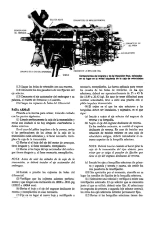 Caja de cambios o de velocidades