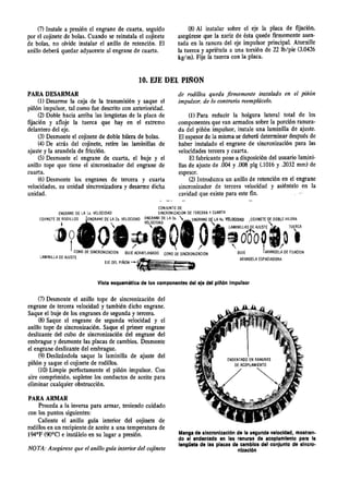 Caja de cambios o de velocidades