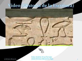 Fabio Andrés Arias Parrado
01/06/2011 08:05 a.m.   Jesús Edinson Mendieta Zape   4
 