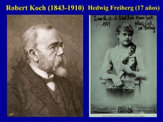 Robert Koch (1843-1910)Robert Koch (1843-1910) Hedwig Freiberg (17 años)Hedwig Freiberg (17 años)
 
