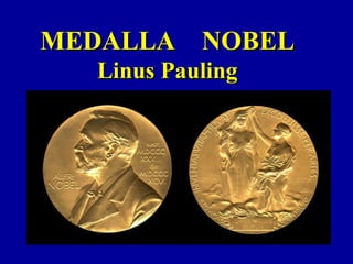 MEDALLA NOBELMEDALLA NOBEL
Linus PaulingLinus Pauling
 