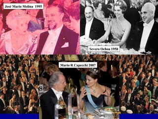 Mario R Capecchi 2007Mario R Capecchi 2007
José Mario Molina 1995José Mario Molina 1995
Severo Ochoa 1958Severo Ochoa 1958
 