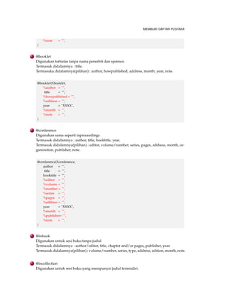 MEMBUAT TABEL DAN MENYISIPKAN GAMBAR 
Contoh 4.8 (Coloring In Tables I) 
Dibawah diberikan contoh pewarnaan tabel pada LATEX dengan tambahan blok suatu baris 
yang diinginkan agar dapat mempercantik tampilan tabel tersebut berikut dapat dilihat kode 
perintahnya : 
begin{tabular}{ ll } 
rowcolor{DeepPink1} $x_{n+1}$  $|x_{n+1}x_n|$ hline 
cellcolor [gray]{0.80} 1.20499955540054  0.295000445 
1.17678931926590  0.028210236 
1.17650196994274  0.000287349 
1.17650193990183  3.004$times10^{8}$ 
cellcolor [gray]{0.80} 1.17650193990183  4.440$times10^{16}$ hline 
end{tabular} 
Didapat hasil yaitu : 
xn+1 jxn+1xnj 
1.20499955540054 0.295000445 
1.17678931926590 0.028210236 
1.17650196994274 0.000287349 
1.17650193990183 3.004108 
1.17650193990183 4.4401016 
4.5.1 Perputaran Teks didalam Tabel Cell 
 