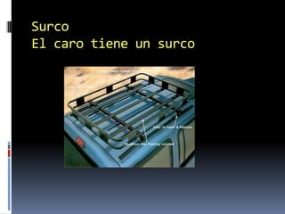 SurcoEl carotiene un surco