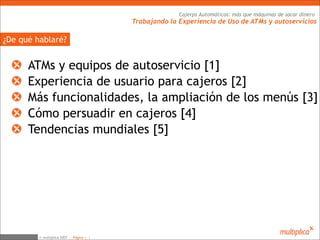 Cajeros Automáticos (Malisa Gutierrez)