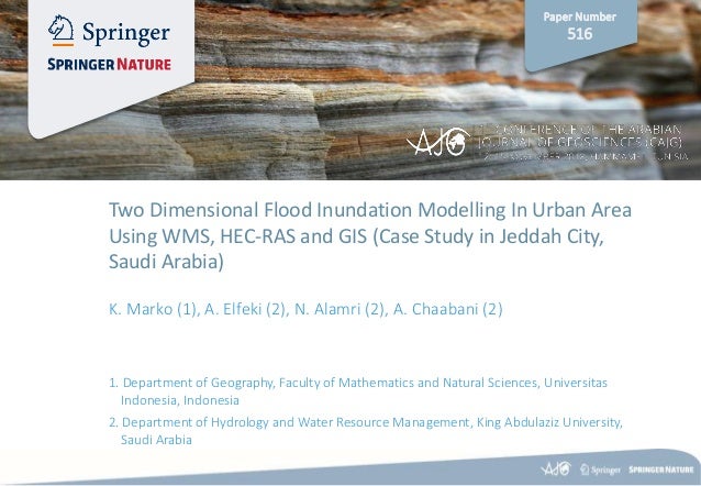 Two Dimensional Flood Inundation Modelling In Urban Area Using WMS, H…