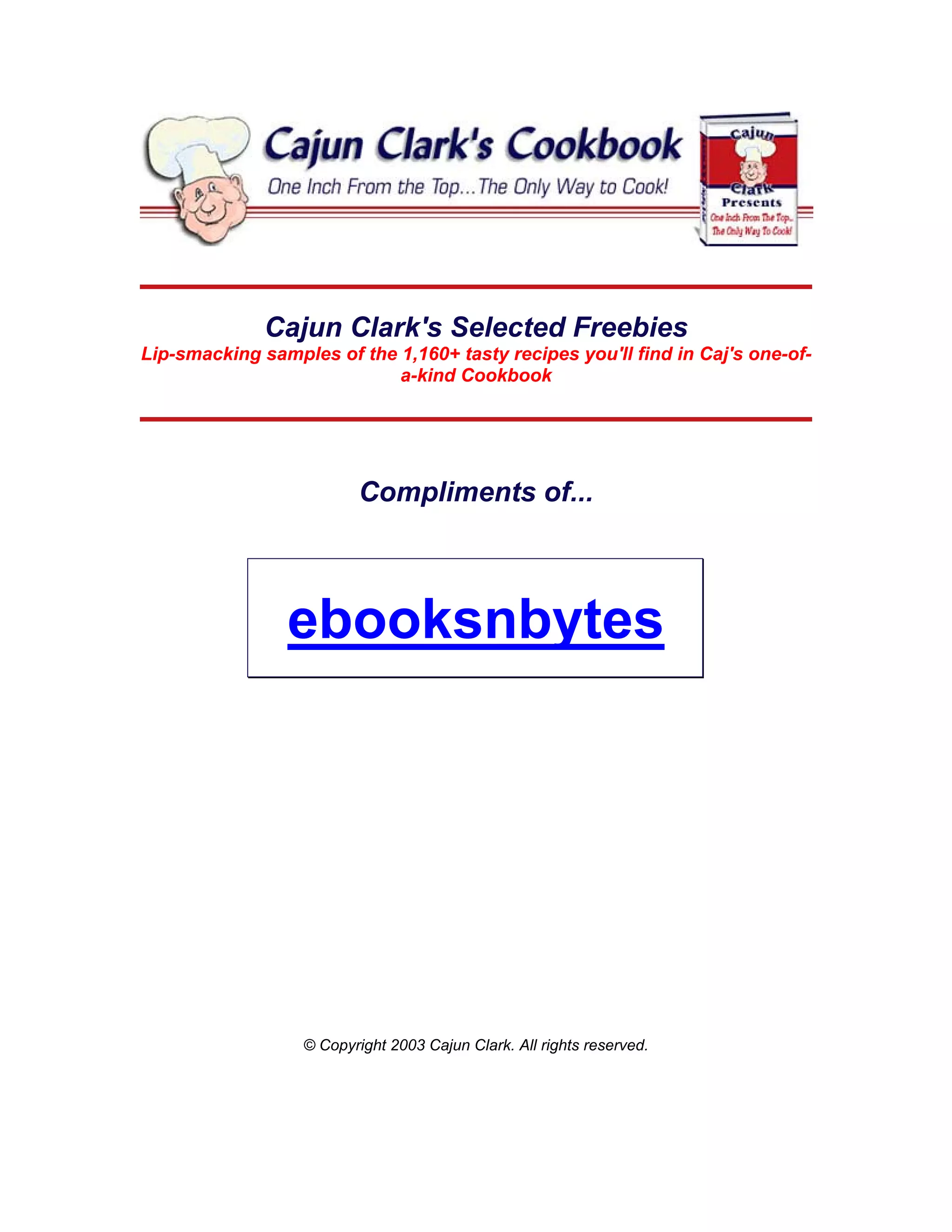 A cajun christmas pdf