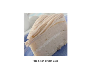 Taro Fresh Cream Cake 