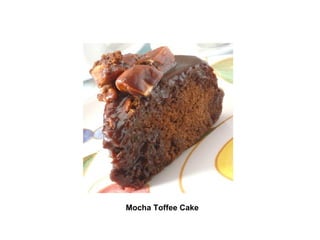     Mocha Toffee Cake   