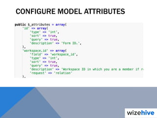 CONFIGURE MODEL ATTRIBUTES
 