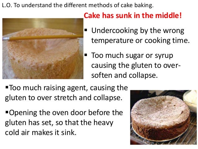 What Makes A Cake Sink In Middle What Makes A Cake Sink In Middle