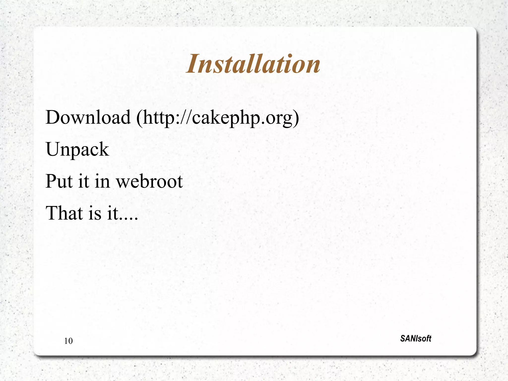 Helpers, components and behaviors 