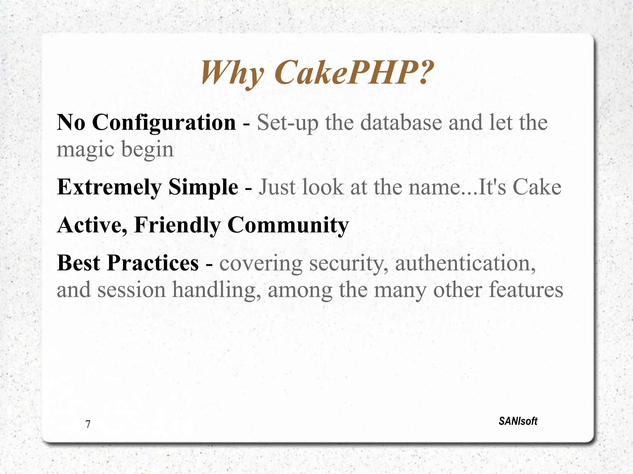 What is CakePHP and its History 