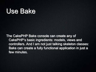Utility classes for working with Files, Folders, Arrays and moreWhat is Cake & Why?Free & Open Source.