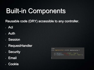 The Controller handles & routes requests made by the client.Modle View Controller
