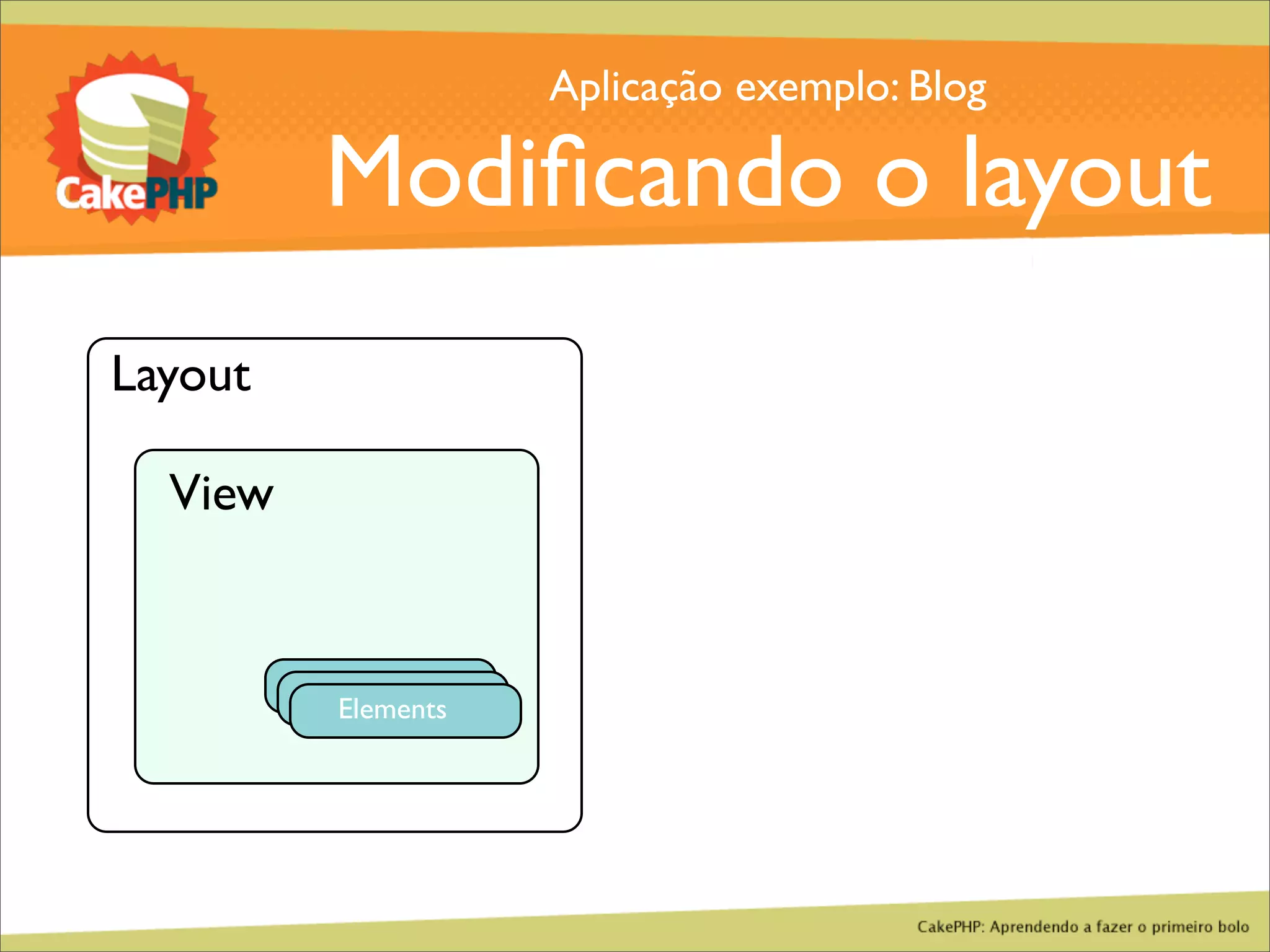 CakePHP - Aprendendo a fazer o primeiro bolo