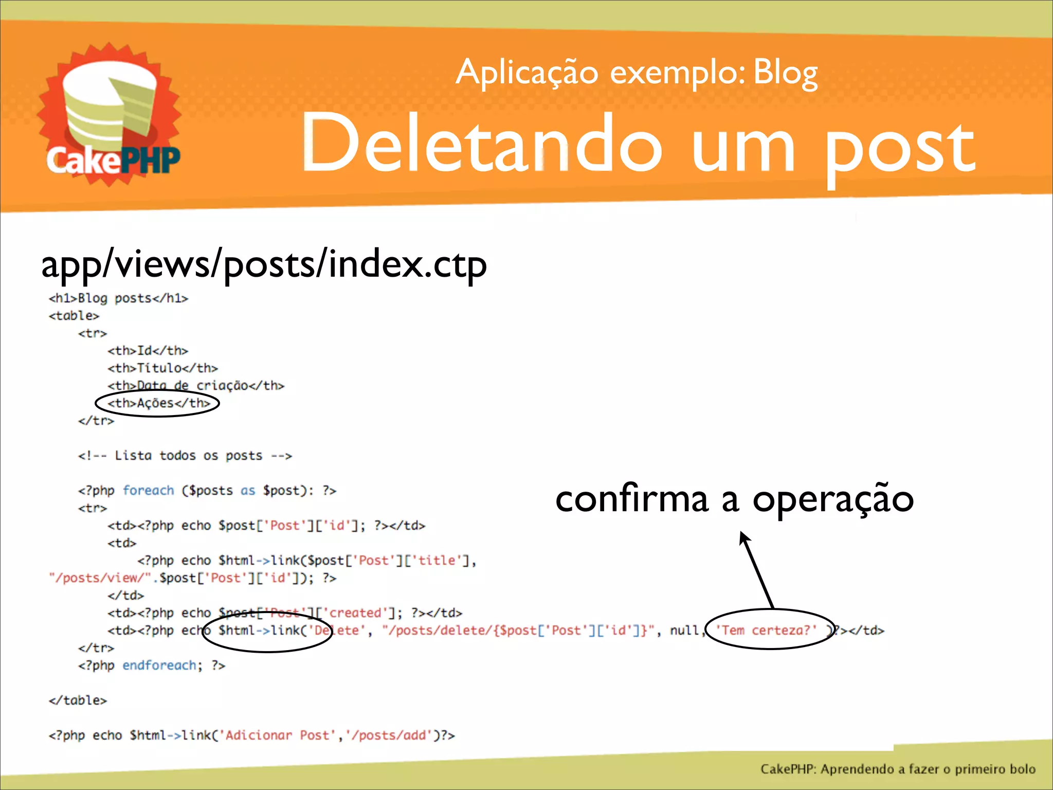 CakePHP - Aprendendo a fazer o primeiro bolo