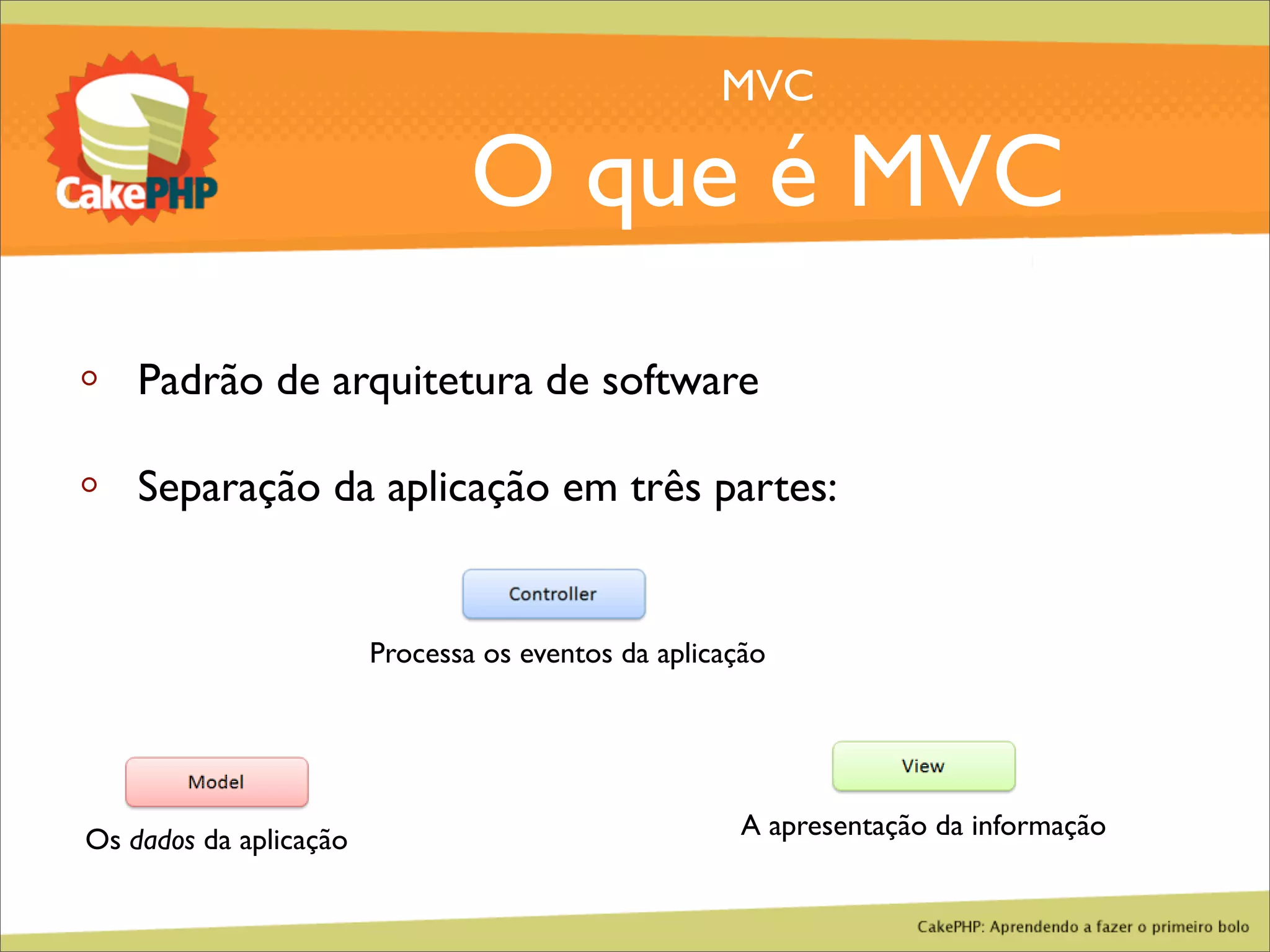 CakePHP - Aprendendo a fazer o primeiro bolo