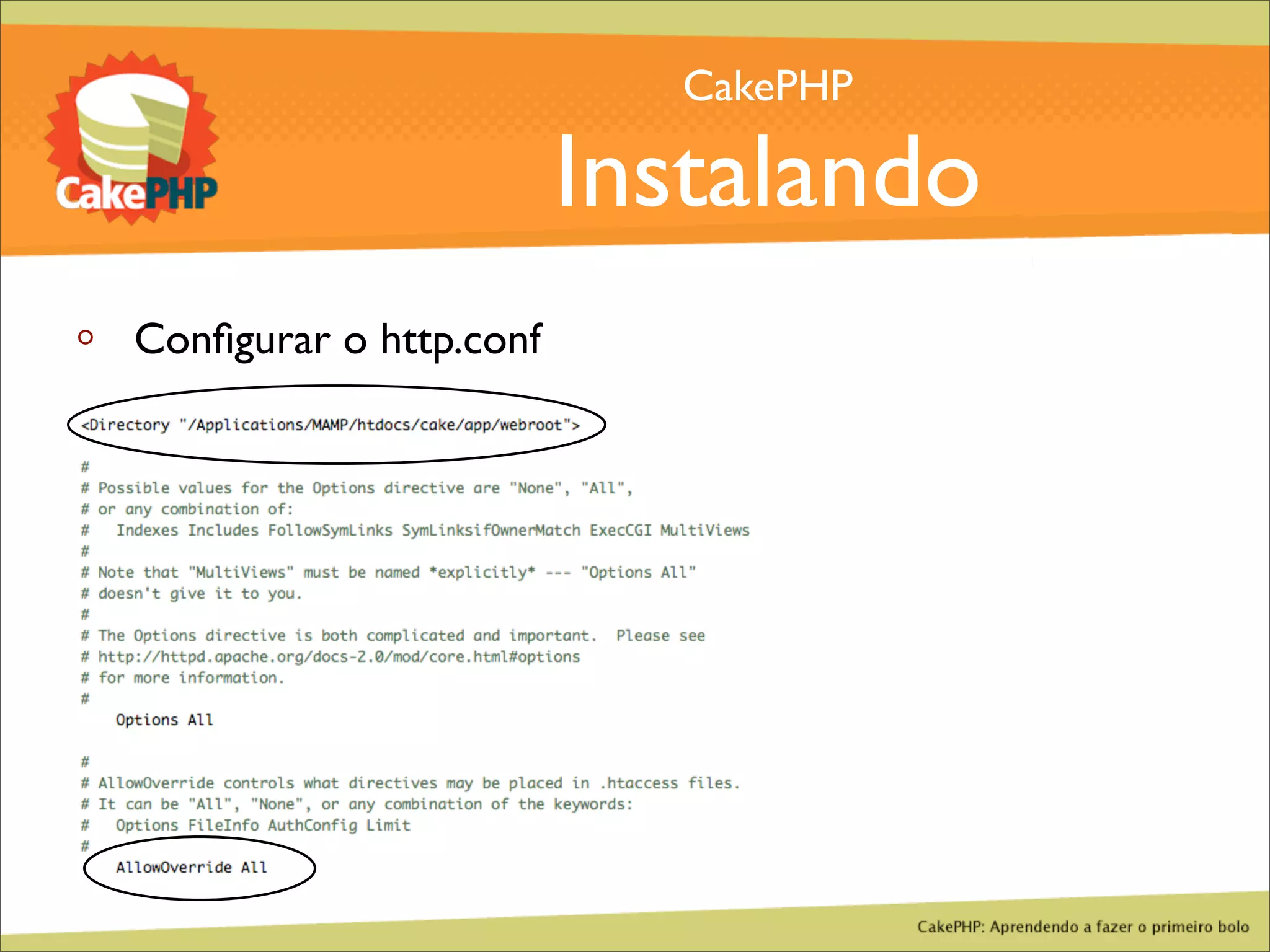 CakePHP - Aprendendo a fazer o primeiro bolo