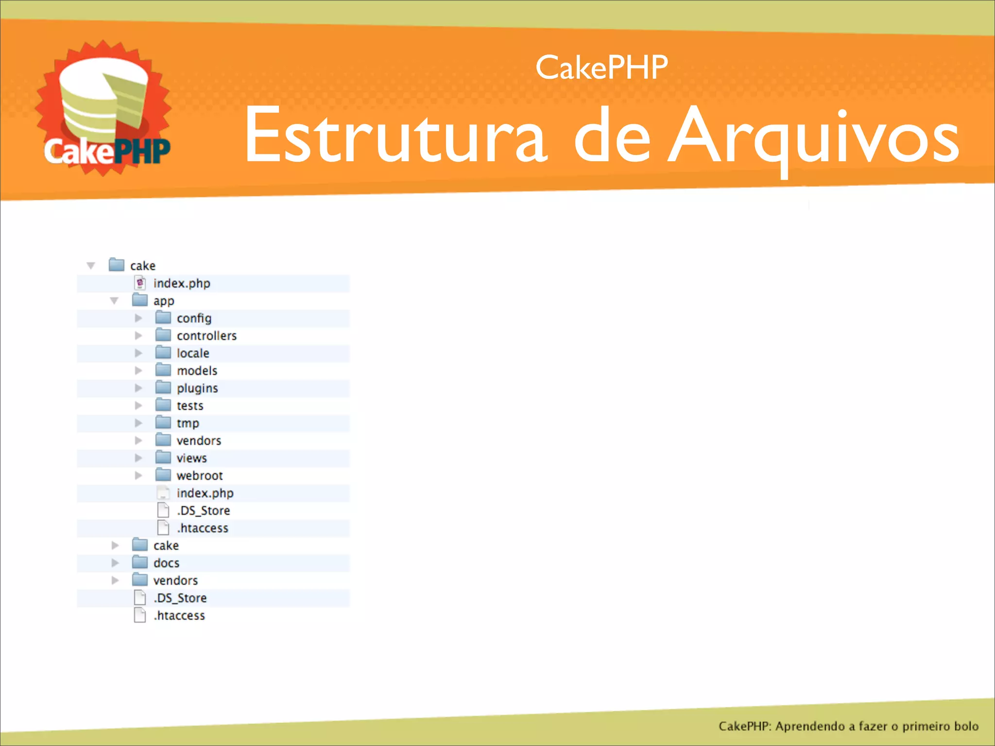 CakePHP - Aprendendo a fazer o primeiro bolo