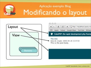 CakePHP - Aprendendo a fazer o primeiro bolo