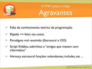 CakePHP - Aprendendo a fazer o primeiro bolo