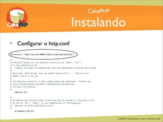 CakePHP - Aprendendo a fazer o primeiro bolo