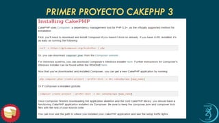 PRIMER PROYECTO CAKEPHP 3  