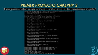 PRIMER PROYECTO CAKEPHP 3  
