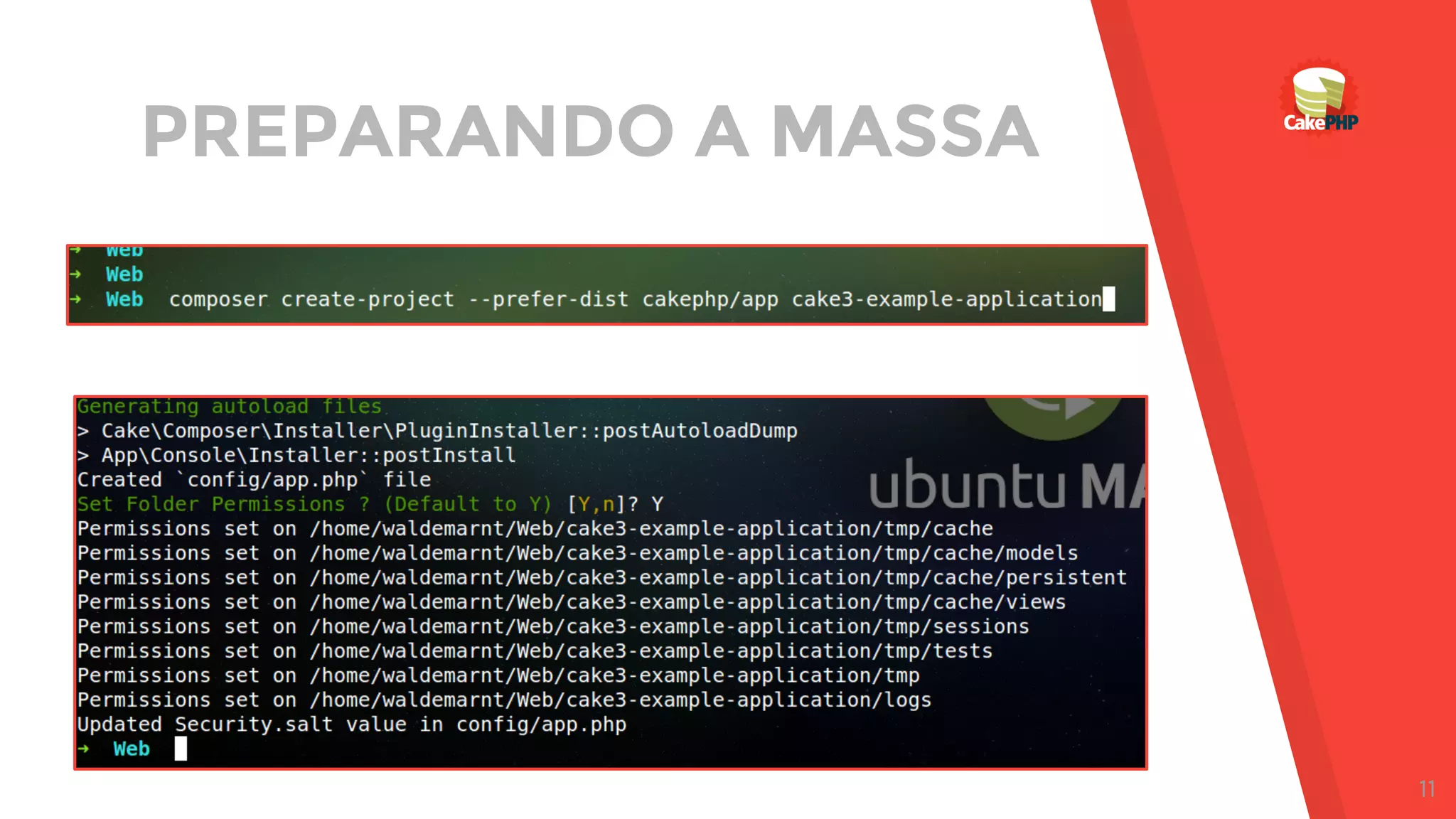 PREPARANDO A MASSA
11
 