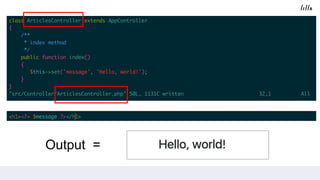 Output =
 